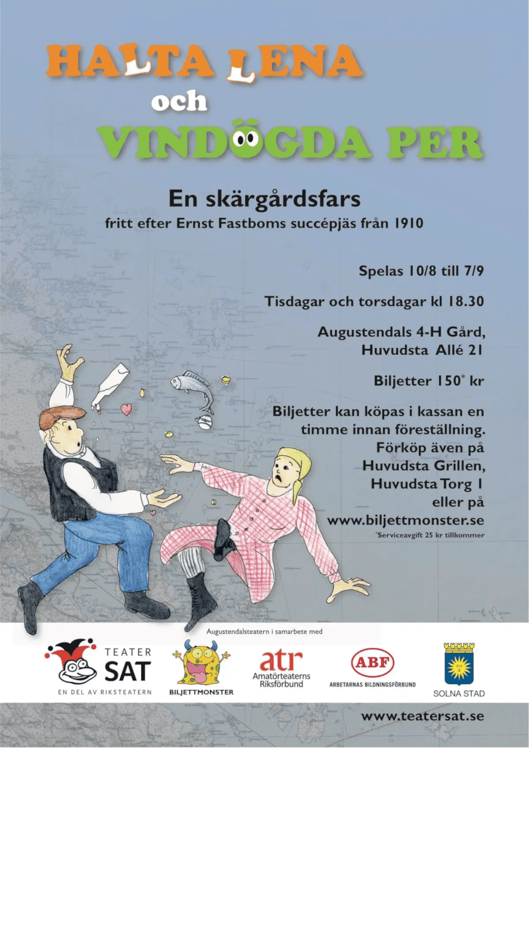 Halta Lena och vindögda Per